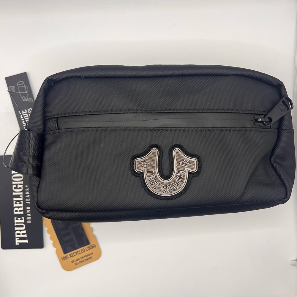 True Religion Black Travel Bag for Men